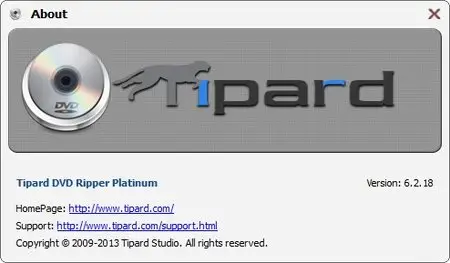 Tipard DVD Ripper Platinum 6.2.18