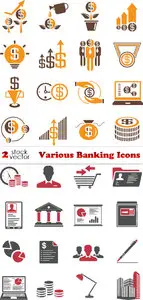 Vectors - Various Banking Icons