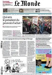 Le Monde et Suppléments du Dimanche 29 et Lundi 30 Avril 2012