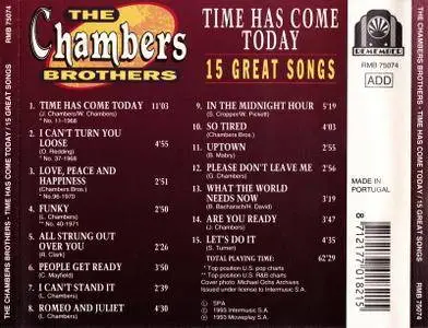The Chambers Brothers - Time Has Come Today (15 Great Songs) (1993) {Remember}