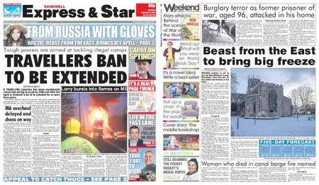 Express and Star Sandwell Edition – February 24, 2018