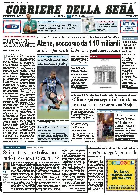 Il Corriere della Sera (03-05-10)