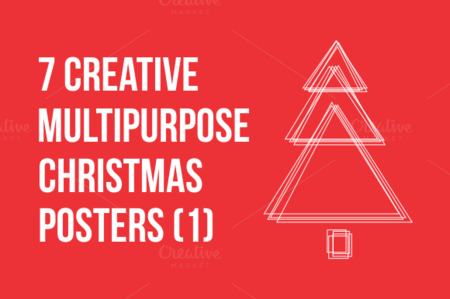 CreativeMarket - Multipurpose Christmas Posters 1