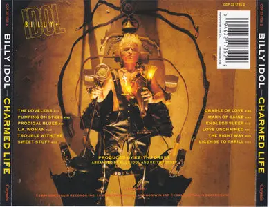 Billy Idol - Charmed Life (Chrysalis CDP 32 1735 2) (UK 1990) REPOST