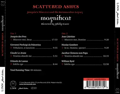 Philip Cave, Magnificat -  Scattered Ashes: Josquin's Miserere and the Savonarolan Legacy (2016)