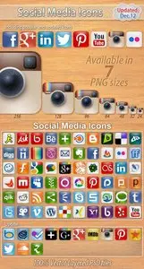 GraphicRiver 60 Social Media Icons