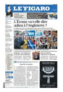 Le Figaro du 18 Septembre 2014