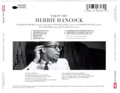 Herbie Hancock - Takin' Off (1962) {Blue Note RVG BN 92757 rel 2007}