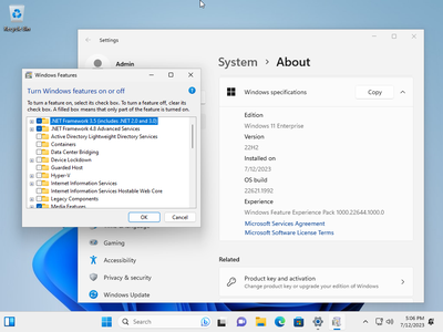 Windows 11 Enterprise 22H2 Build 22621.1992 (No TPM Required) Preactivated Multilingual July 2023