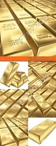 Gold bullion vector