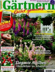 Gärtnern leicht gemacht Magazin August No 08 2013