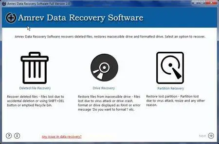 Amrev Data Recovery 2.0