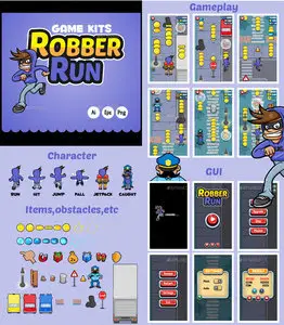 GraphicRiver - Game Assets Robber Run