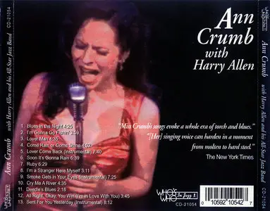 Ann Crumb with Harry Allen and his All-Star Jazz Band - A Broadway Diva Swings (2000)