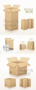 Cardboard Package Vector