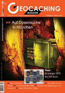 Geocaching Magazin September/Oktober 05/2012