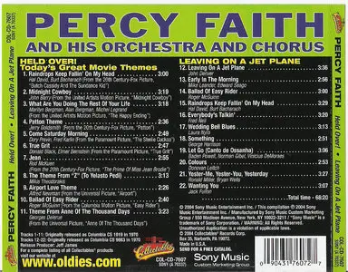 Percy Faith - HELD OVER ! Today´s Great Movie Themes / Leaving on a Jet Plane (2 LP in 1 CD)  [CD 2004]