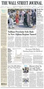 The Wall Street Journal - 8 September 2021