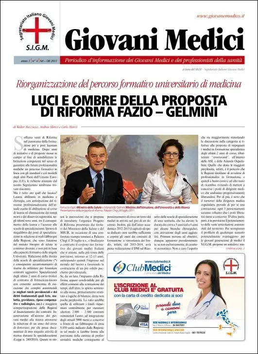 Giovani Medici - Settembre/Ottobre 2011