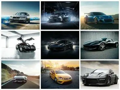 100 Wallpapers with Cars Set 2