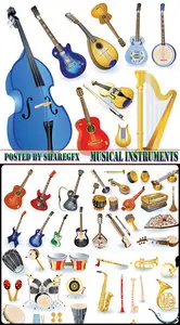 Stock Vector - Musical instruments
