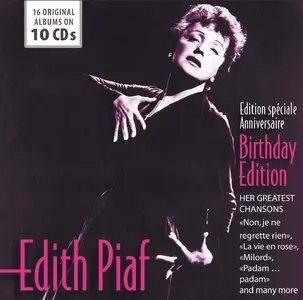 Edith Piaf - Her Greatest Chansons: Birthday Edition Box Set 10CDs (2015)