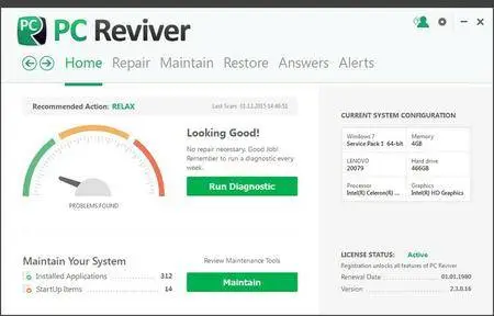 ReviverSoft PC Reviver 2.9.0.46 (x86/x64) Multilingual