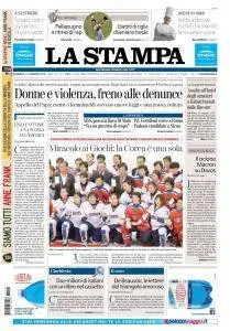 La Stampa Milano - 21 Gennaio 2018