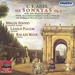 Abel CF - Six Sonatas op. 2 - Spanyi, Paulik, Mate
