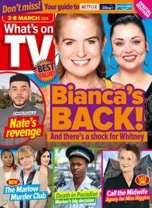 What's on TV - 2 March 2024