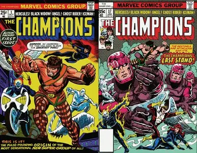 Champions #1-17 (1975-1977) Complete