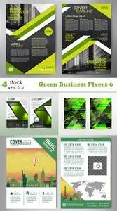 Vectors - Green Business Flyers 6