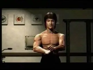 3D animation of Bruce Lee in action