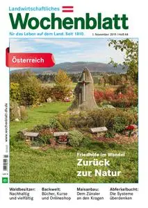 Bayerisches Landwirtschaftliches Wochenblatt Oesterreich - 30. Oktober 2019