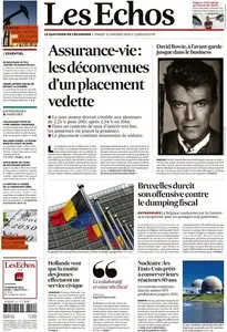 Les Echos du Mardi 12 Janvier 2016