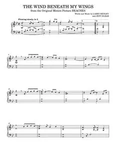 Wind Beneath My Wings, The - Bette Midler (Piano Solo)