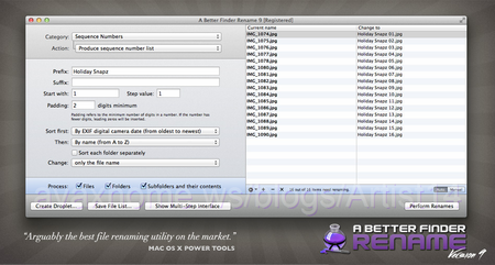 A Better Finder Rename v9.0.5 Mac OS X