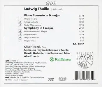 Oliver Triendl, Alun Francis - Thuille: Symphony, Piano Concerto (2006)
