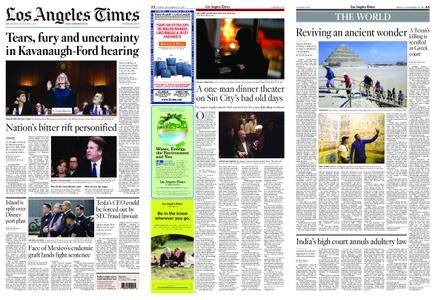 Los Angeles Times – September 28, 2018