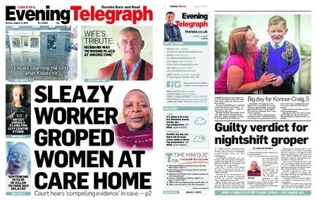 Evening Telegraph Late Edition – August 12, 2019