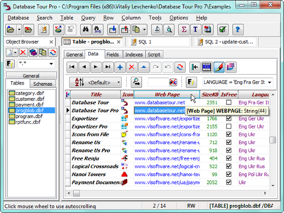 Database Tour Pro 8.2.4.33