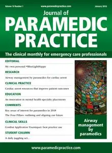 Journal of Paramedic Practice - January 2018