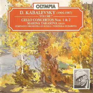 Dmitri Kabalevsky - Cello concertos nos. 1 & 2 (Marina Tarasova: cello;  Veronika Dudarova) + 2 works for Violin and Piano