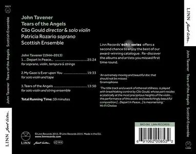 Patricia Rozario, Clio Gould, Scottish Ensemble - John Taverner: Tears of the Angels (2015)