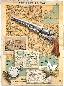 Civil War Old Maps Backgrounds
