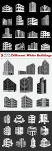 Vectors - Different White Buildings