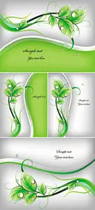 Grey Floral Backgrounds