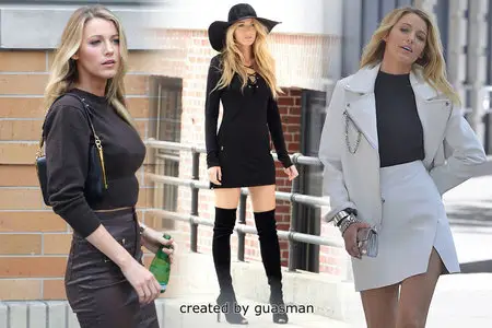 Blake Lively - On the set of a photoshoot in New York May 7, 2013 Part 2