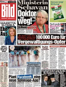 Bild Zeitung vom 06 Februar2013