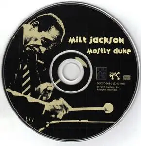 Milt Jackson - Mostly Duke (1982) {Pablo OJCCD-968-2 rel 1998}